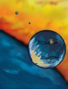 RNA Making DNA Copies in a Droplet of Water